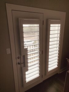 Shutters over door